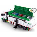 Sluban B0780 Popelářský recyklační vůz + hra s kartami – Zboží Dáma