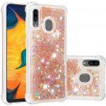 Pouzdro Glitter gelové Samsung Galaxy A30 / A20 - zlaté