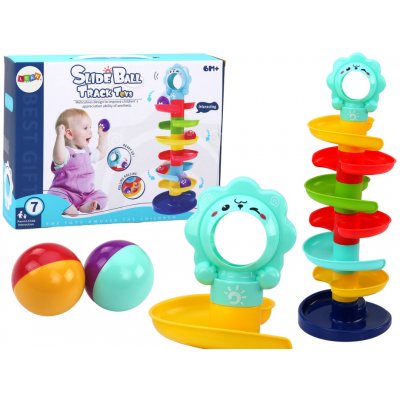 LEANToys Spirálová věž Kuličkodráha – Zboží Dáma