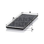 Filtr, vzduch v interiéru MANN-FILTER CUK 4251 – Hledejceny.cz
