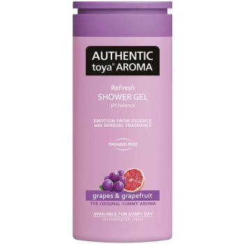 Authentic Toya Aroma Grapes & Grapefruit aromatický sprchový gel 400 ml