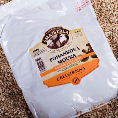 Pohankový mlýn Šmajstrla Mouka pohanková celozrnná 500 g – Hledejceny.cz