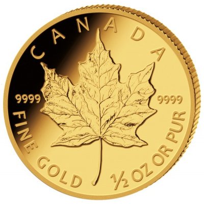 Royal Canadian Mint Maple Leaf zlatá mince 1/2 oz