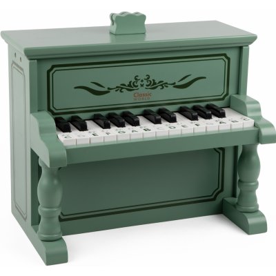 CLASSIC WORLD DŘEVĚNÉ PIANO NÁSTROJ VINTAGE UČEBNÍ KNÍŽKA – Hledejceny.cz