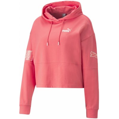 Puma Puma dámské mikina POWER COLORBLOCK SUMMER HOODIE 67406863 Oranžový – Zboží Mobilmania