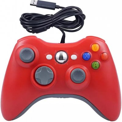 PSko drátový ovaldač pro Xbox 360 červený 5984 – Zbozi.Blesk.cz
