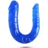 Dilda MSX Fallo Doppio Toyz4Lovers Lily Blue dvojité dildo Modrý