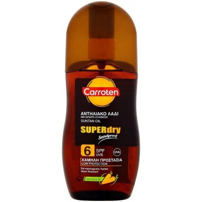 Carroten suchý olej na opalování SPF6 spray 125ml od 154 Kč - Heureka.cz