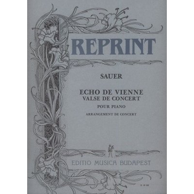 Echo de Vienne. Valse de concert Version fr Ko Version fr Konzert pro klavír 862642 – Hledejceny.cz