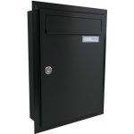 1x poštovní schránka C-01 k zazdění do sloupku + orámování L profilem - RAL 7016 MAT. - ANTRACIT – Hledejceny.cz