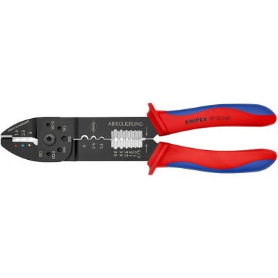 Krimpovací kleště na lisování konektorů KNIPEX 9732240 – Zboží Mobilmania