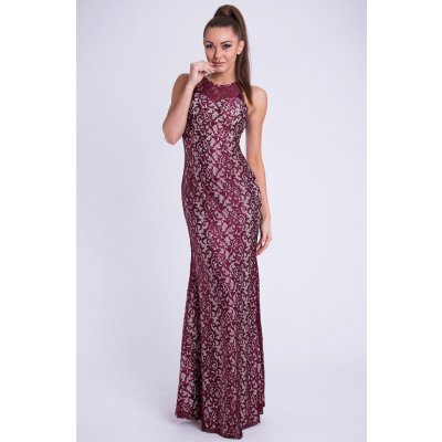Eva & Lola plesové a společenské šaty 29JS bordó – Zbozi.Blesk.cz
