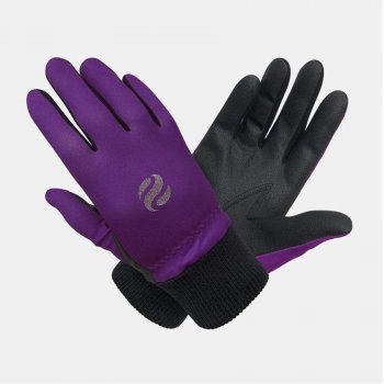 Surprize Polar Stretch Winter Womens Golf Glove pár fialové M