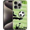 Pouzdro a kryt na mobilní telefon Apple mmCase Gelové iPhone 15 Pro - fotbal 3