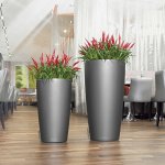 LECHUZA RONDO Taupe 32 cm – Zboží Mobilmania