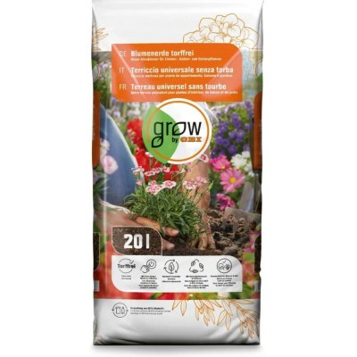 GROW by OBI Květinový substrát 20 l – Hledejceny.cz