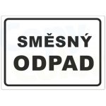 SMĚSNÝ ODPAD - PVC Samolepka na popelnice - A6, A5, A4 – Zbozi.Blesk.cz