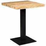 DEOKORK Teakový jídelní stůl CALVIN 70 x 70 x 76 cm – Zboží Mobilmania