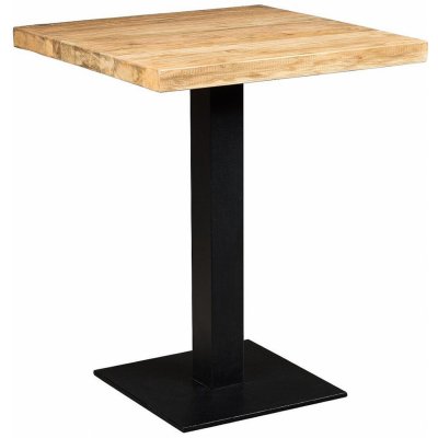 DEOKORK Teakový jídelní stůl CALVIN 70 x 70 x 76 cm – Zboží Mobilmania