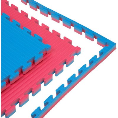 Tatami puzzle StrongGear - soft - Thickness and color combination: 2 cm -  red/blue