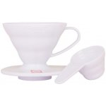 Hario Dripper V60-01 Plastic White – Zboží Mobilmania