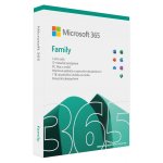 Microsoft 365 pre rodiny 1 rok SK krabicová verzia 6GQ-01601 nová licencia – Hledejceny.cz