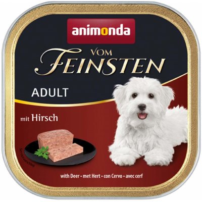 Animonda Vom Feinsten Adult Dog jelen 22 x 150 g – Hledejceny.cz