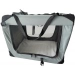A.K. Dogcrate Přepravka látková nylon šedá 90 x 61 x 65 cm – Sleviste.cz