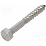 BOSSARD 1266594 Vrut; do dřeva; 6x50; Hlava: šestihranná; není; 10mm; Výš.hlavy: 4mm – Hledejceny.cz