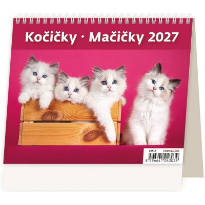 Stolní Kočičky MiniMax týdenní 2027 – Zboží Dáma