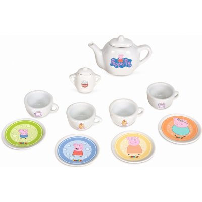 Smoby Peppa Pig porcelánový čajový set 12 kusový