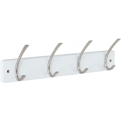 Walteco 8561 4 háčky bílý MDF nikl matný – Hledejceny.cz