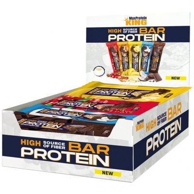 MaxProtein King Protein bar 25 x 60g – Zboží Mobilmania