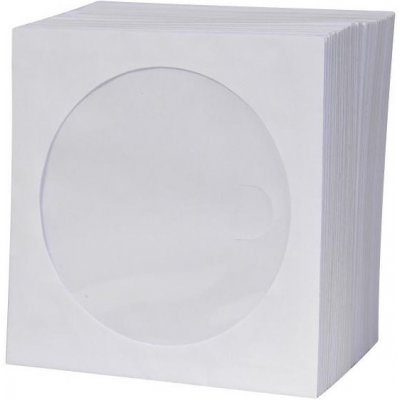 COVER IT obálka papírová s klipem 10ks Obal na CD, DVD, obálka papírová, s klipem, bílý, 10ks 12813 – Zboží Živě