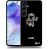 Pouzdro a kryt na mobilní telefon Samsung Picasee silikonové Samsung Galaxy A55 5G Astronaut Minimal čiré