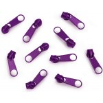 Jezdec ke spirálovým zipům 3 mm - fialový purpura – Hledejceny.cz