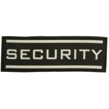 [ARMY] Nášivka Security velká černá - 3D