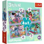 TREFL Lilo&Stitch Bláznivý den 4v1 35,48,54,70 dílků – Zboží Mobilmania