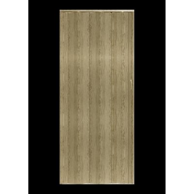 Hopa Plastové shrnovací dveře Matrix plné borovice rustikální 87 x 200 cm – Zboží Mobilmania