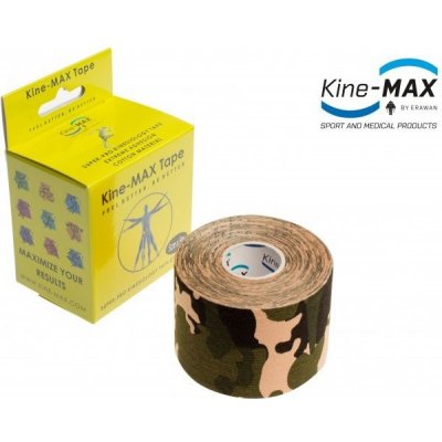 KineMAX Kinesiologický tejp MAX SUPER Cotton camo 5 x 5cm
