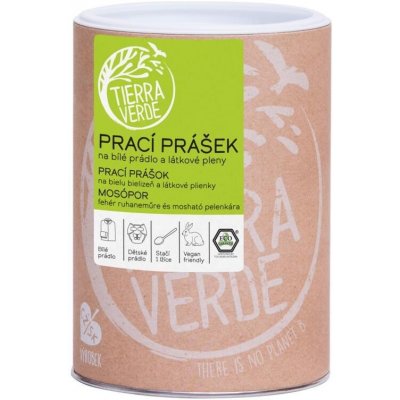 Tierra Verde prací prášek na bíle prádlo a látkové pleny dóza 850 g – Hledejceny.cz