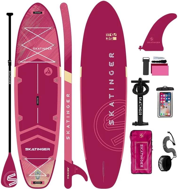 Paddleboard Skatinger Prana Red 335cm