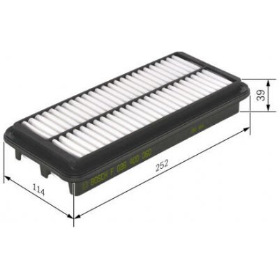 Vzduchový filtr BOSCH F 026 400 060 – Hledejceny.cz