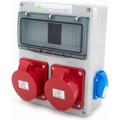 Rozvaděč ELS Elektrotechnika 230 V IP44 32 A – Hledejceny.cz