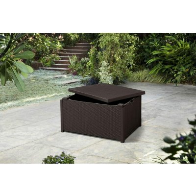 Keter Zahradní stůl Arica úložný hnědý – Hledejceny.cz