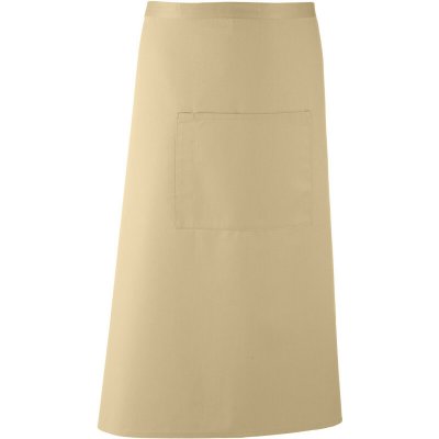 Premier Zástěra Colours PR 158 do pasu dlouhá COT39015855599-khaki Khaki – Hledejceny.cz