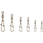 Delphin karabinka s obratlíkem Rolling Swivel with fastlock snap B-01 vel.14 10ks – Zboží Dáma
