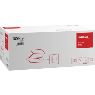 Katrin ZZ Recy, 1 vrstva, 22,9 x 23,2 cm, natural, 20 x 250 ks – Hledejceny.cz