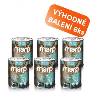 Marp Variety Single Rabbit králík 6 x 400 g – Zbozi.Blesk.cz