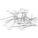 Ozdobné špendlíky délka 38 mm perleť bílá – Hledejceny.cz